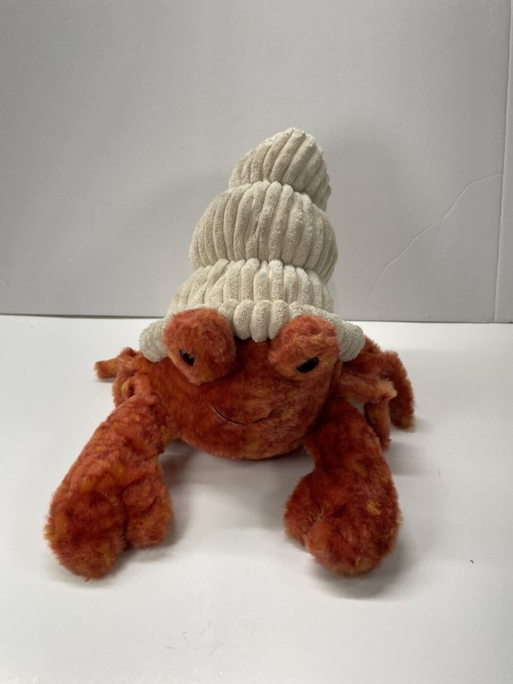 The Petting Zoo Orange Hipster Hermit Crab Stuffed Animal Plush.